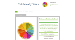 Desktop Screenshot of nutritionyours.com